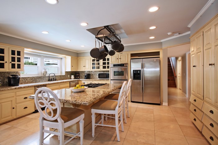 Kitchen Interior Design with Chairs