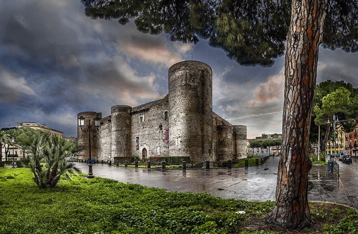 Castello Ursino in Catania, Sicily, Italy