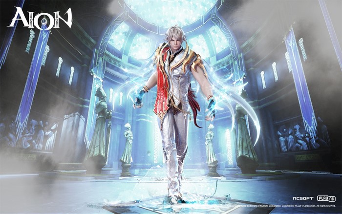 Aion: Tower of Eternity character with glowing energy