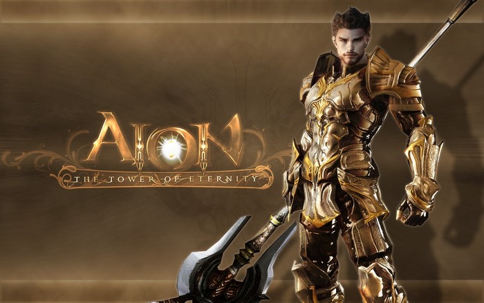 Aion: The Tower of Eternity Knight with Battle Axe