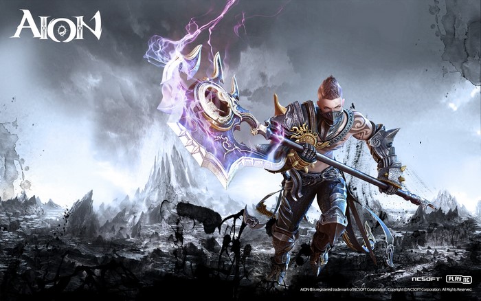 AION Warrior with Battle Axe