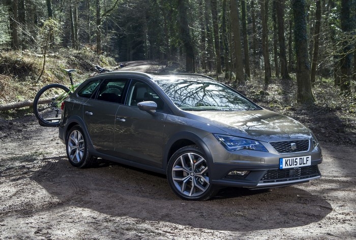 2015 Seat Leon X-Perience in a forest