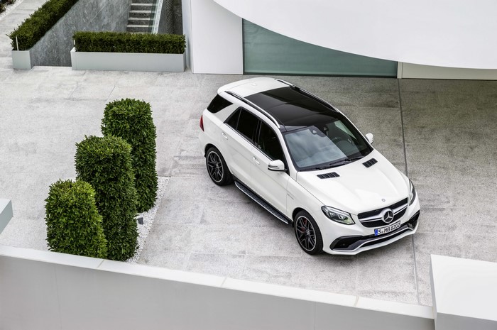 White 2015 Mercedes-Benz GLE 63 AMG