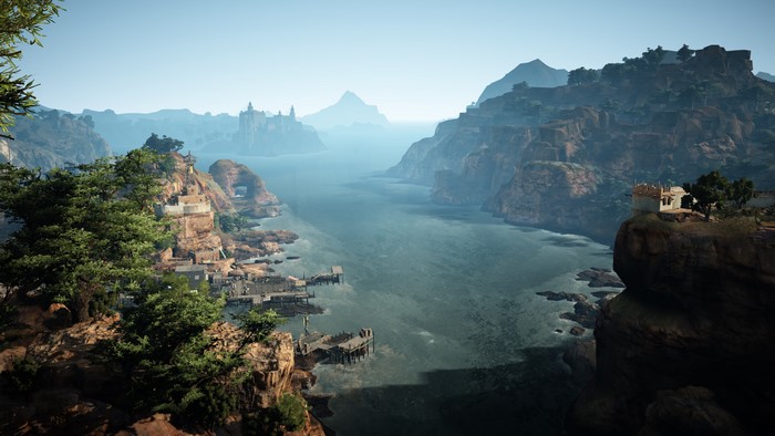 4K Black Desert Mountains Cove Village