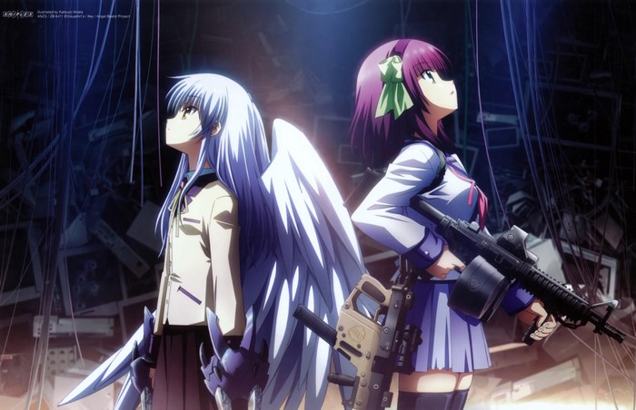 Angel Beats! Kanade Tachibana and Yui, Angels with weapons