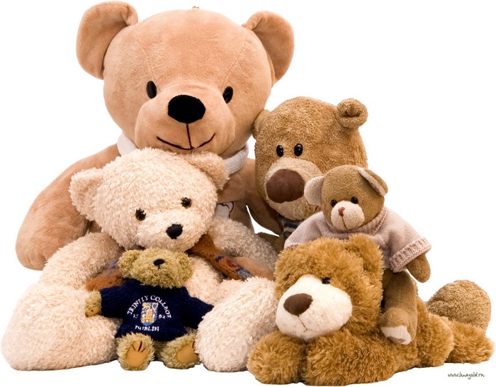 Group of teddy bears