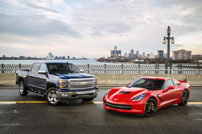 2014 Chevrolet Corvette Stingray and Silverado 1500