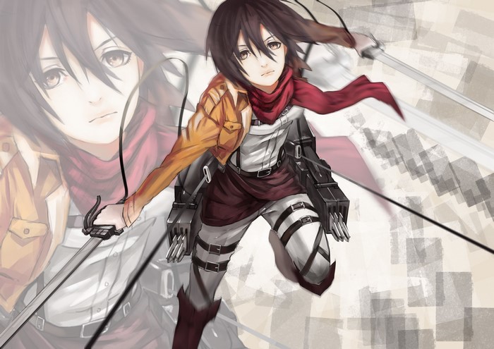 Mikasa Ackerman from Attack on Titan