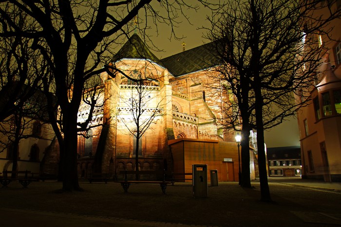 Basel, Switzerland at Night