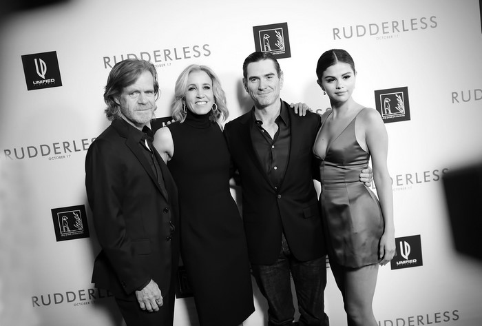 William H. Macy, Felicity Huffman, Billy Crudup, and Selena Gomez at Rudderless premiere