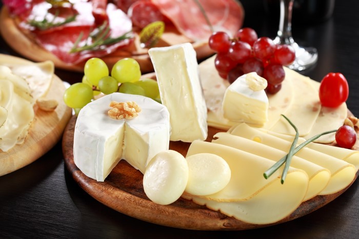 Cheese and Grapes Platter