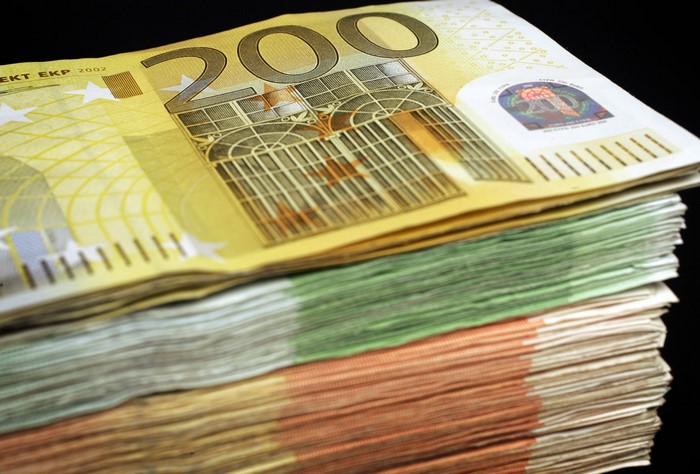Stack of Euro Banknotes