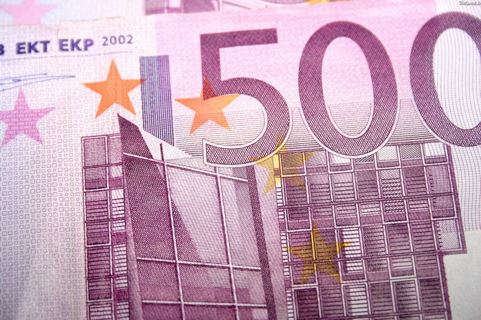 500 Euro Banknote Closeup