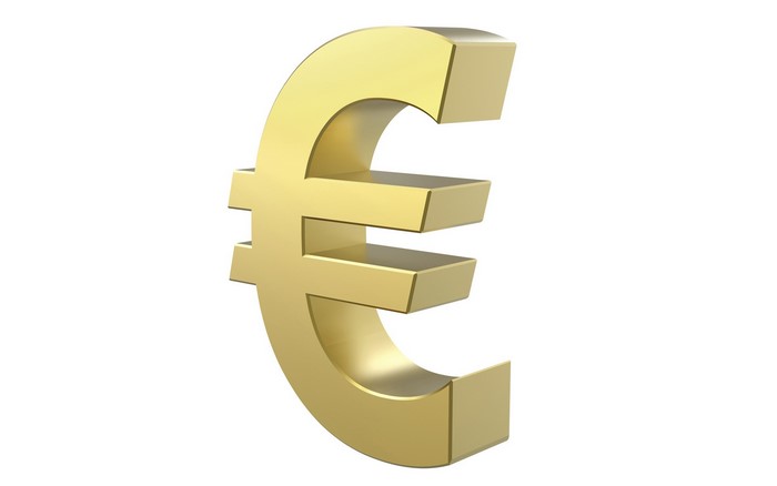 Golden Euro Symbol