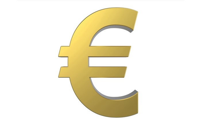 Gold Euro Symbol