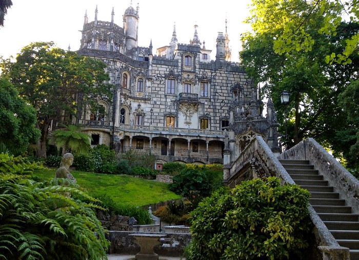 Quinta da Regaleira Palace and Gardens in Sintra, Portugal