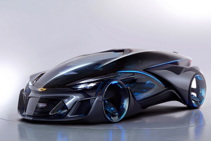 Chevrolet FNR concept car with blue accents