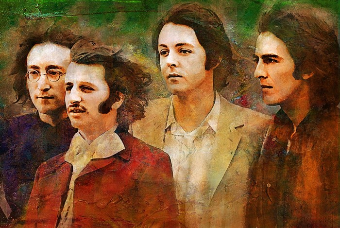 The Beatles: John Lennon, Paul McCartney, George Harrison, Ringo Starr