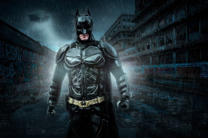 Batman in the Rain