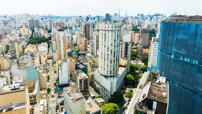 Sao Paulo Brazil Skyscrapers Megapolis