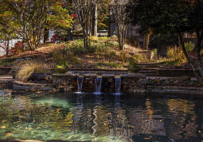 Ball Ground Gibbs Gardens Waterfalls and Pond