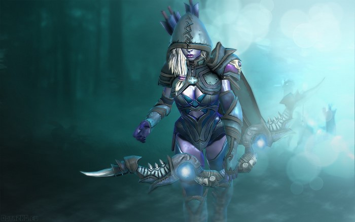 Drow Ranger from DOTA 2 with bow