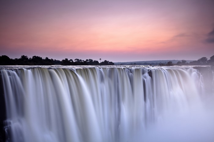 Victoria Falls at Sunset
