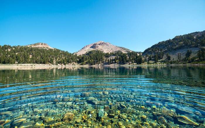 Lake Helen Lassen National Forest California USA