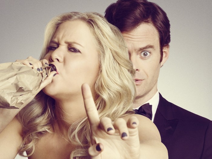 Amy Schumer and Bill Hader