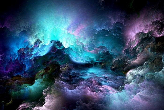 Abstract colorful clouds 4K