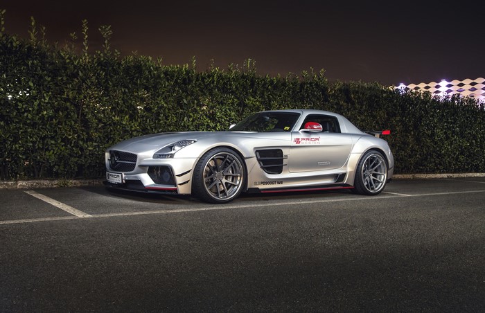 Silver Prior Design PD900GT Mercedes-Benz SLS AMG GT
