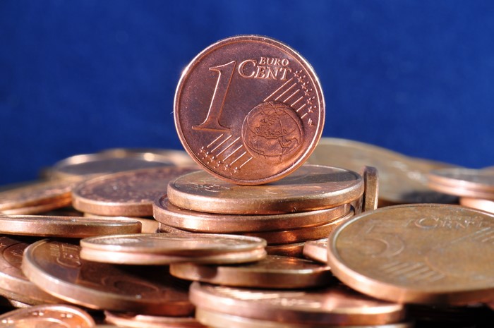 4K 1 Euro Cent Coin