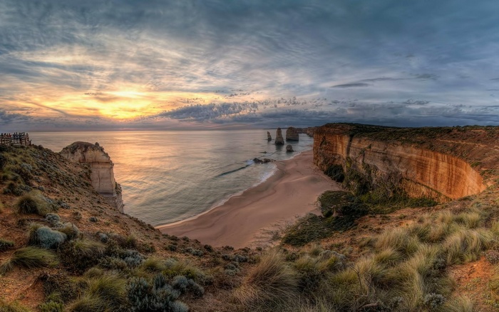 The Twelve Apostles at sunset