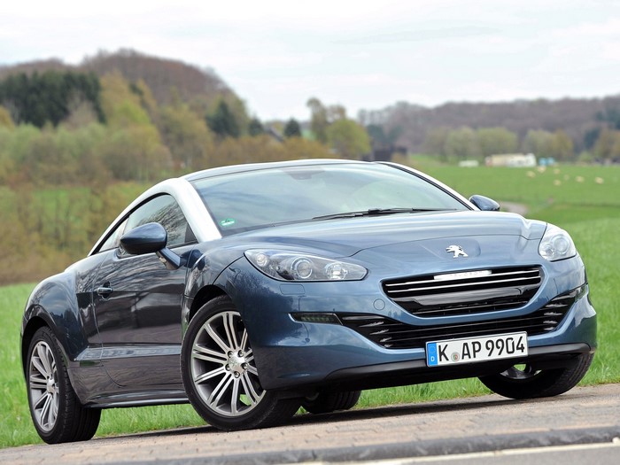 Blue Peugeot RCZ Coupe