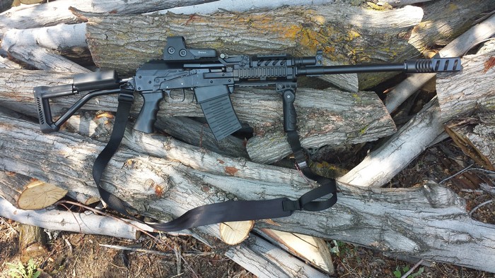 Boar-12 shotgun with optic and bipod