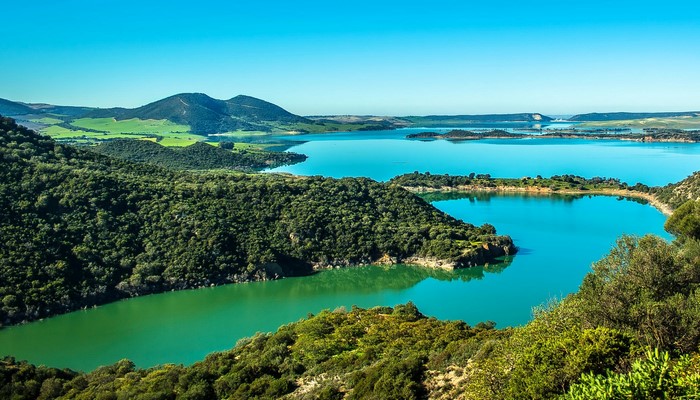 Lake in Algar, Andalusia, Spain