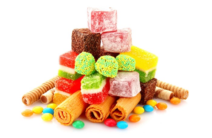 Pile of Sweets and Candies