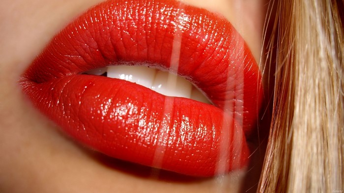 Closeup Lips Red Lips Teeth Hair Hd Wallpaper Rare Gallery 