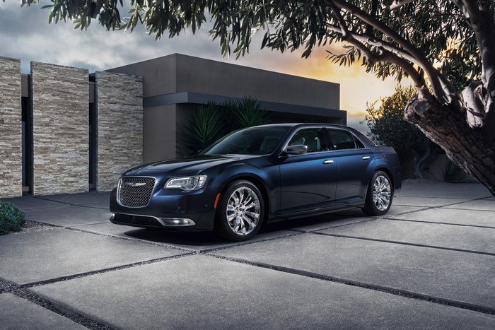 4K Blue 2015 Chrysler 300 C Luxury Sedan