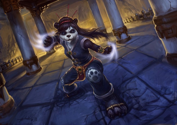 Pandaren Warrior from World of WarCraft