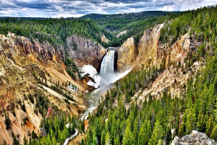 Grand Canyon of the Yellowstone Waterfall, USA
