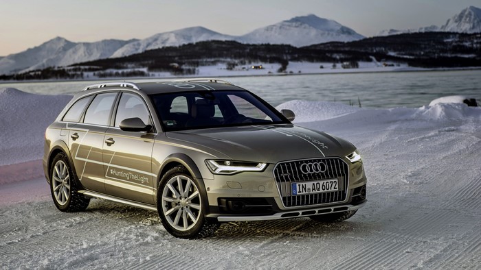 Audi A6 TDI Avant quattro concept in winter
