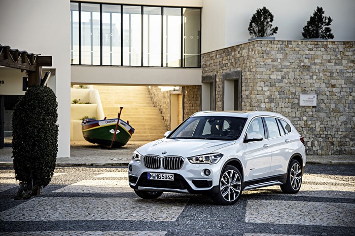 White BMW X1 F48 xDrive20d parked outdoors