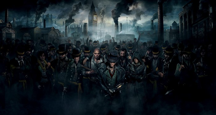 Assassin's Creed Syndicate crowd with Big Ben