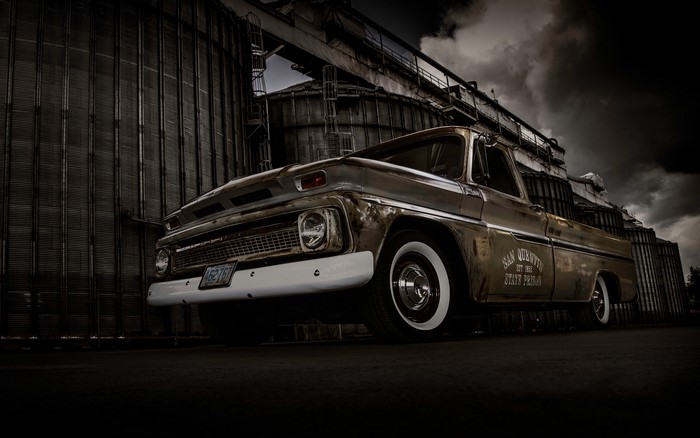 Rusty Chevrolet Pickup Truck at San Quentin State Prison