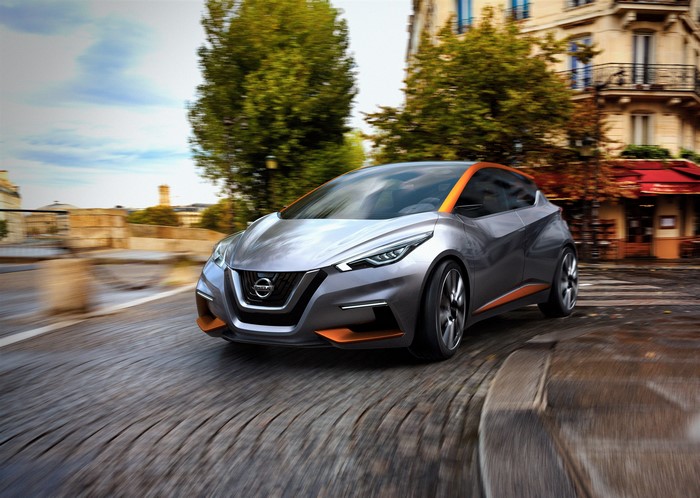 Nissan Sway Concept car on a street