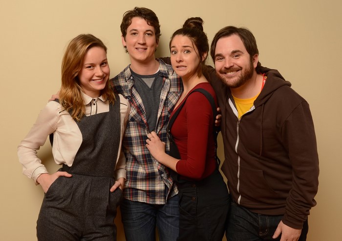 Brie Larson, Miles Teller, Shailene Woodley, and another man