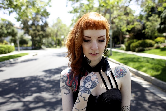 Justine Marie in Beverly Hills