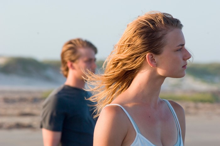 Emily VanCamp on a Beach