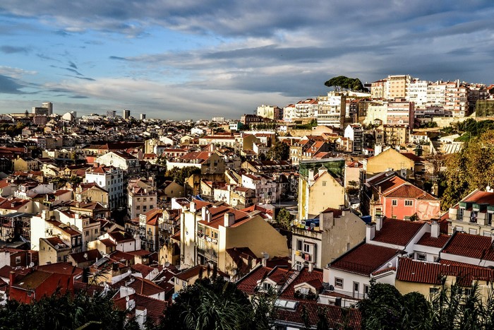 View of Lisbon, Portugal from above